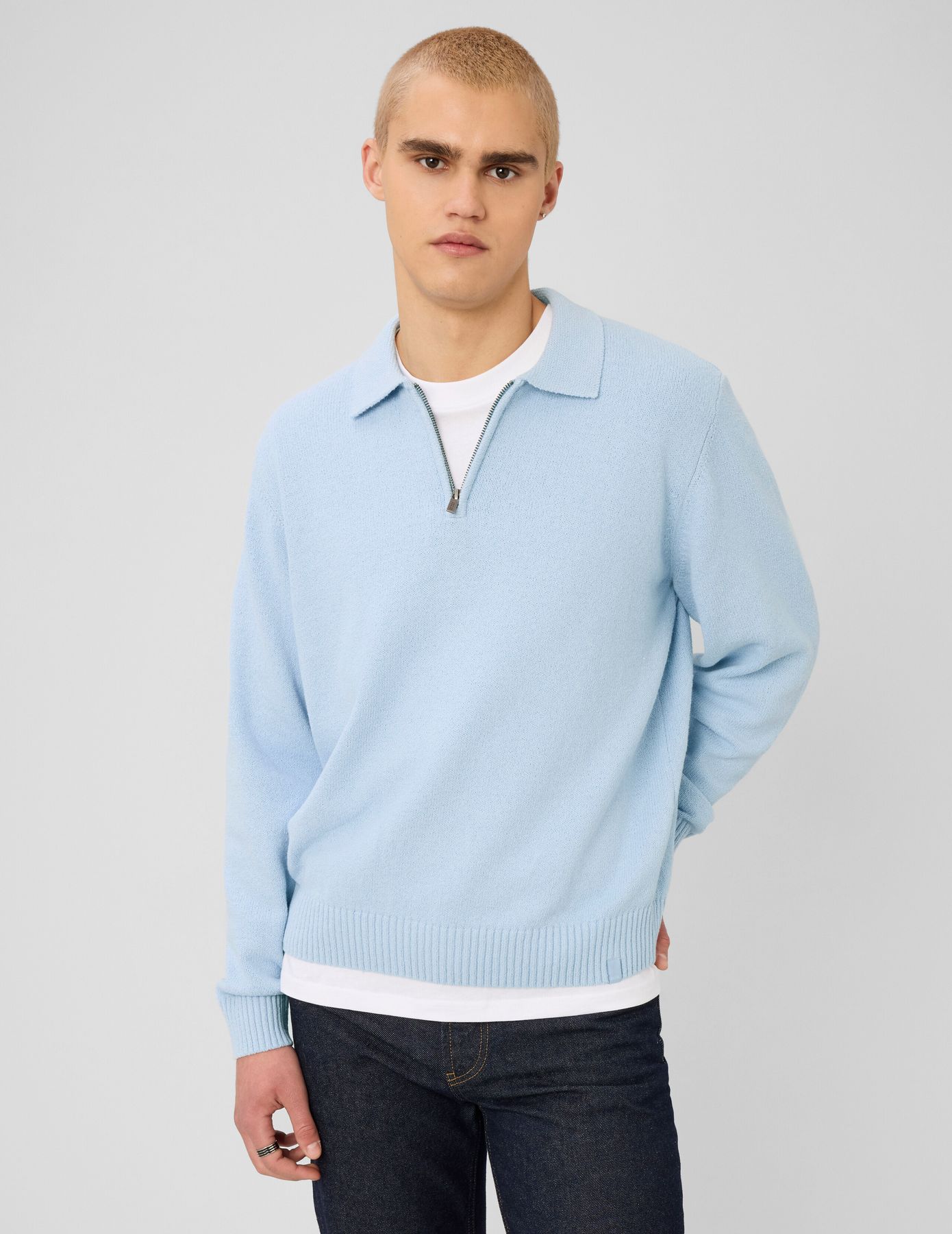 Pull col polo zipp&eacute;