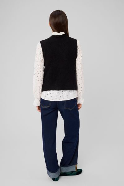 Gilet sans manche &agrave; n&oelig;uds