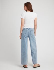 T-shirt pointelle
