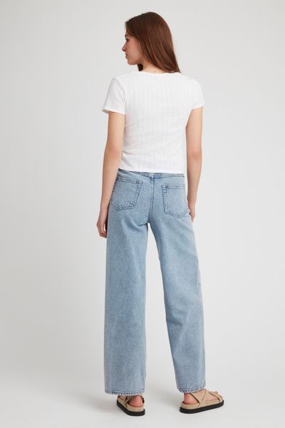 T-shirt pointelle