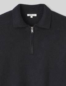 Pull col polo zippé