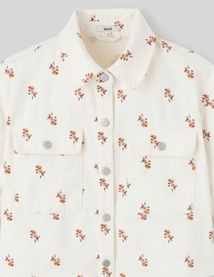 Veste manches courtes imprimée