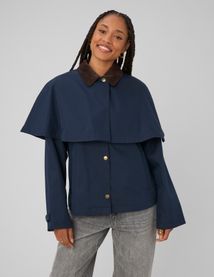 Veste cape amovible