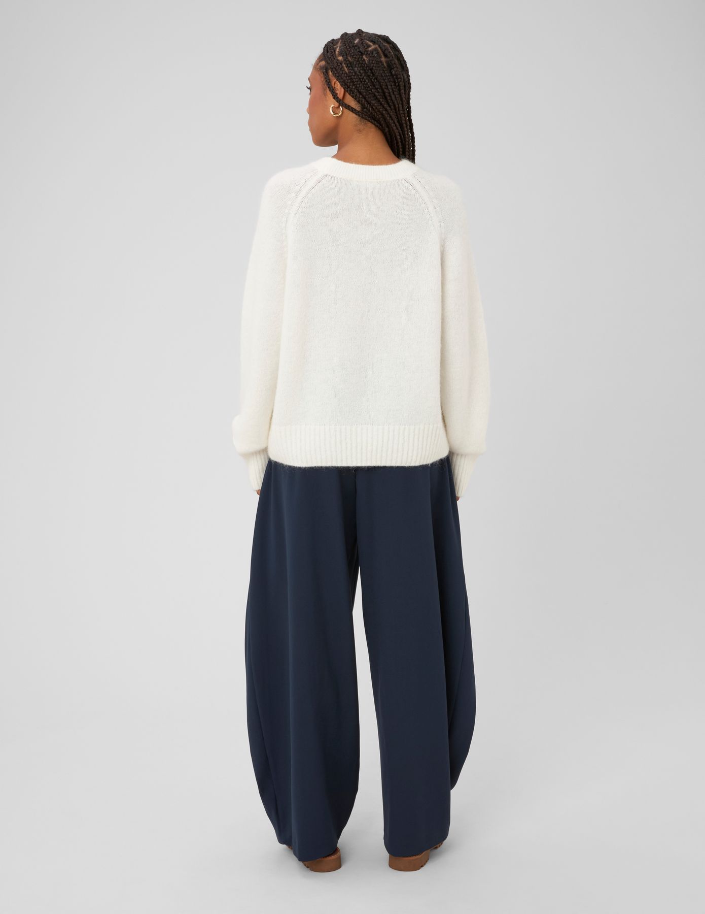 Pull col rond premium