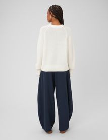 Pull col rond premium