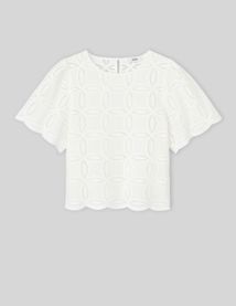 Blouse en broderie anglaise