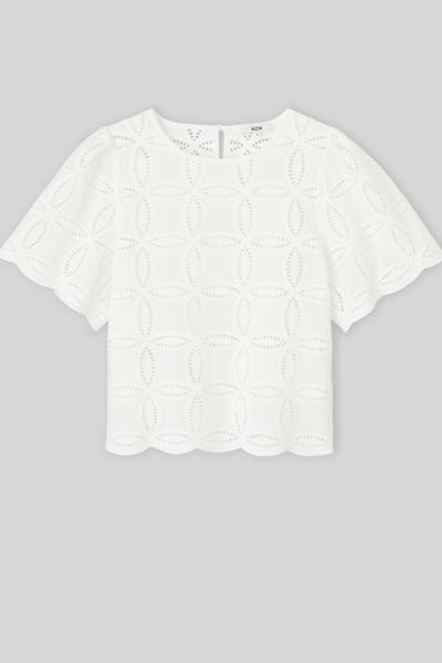 Blouse en broderie anglaise
