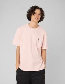 T-shirt broderie poitrine