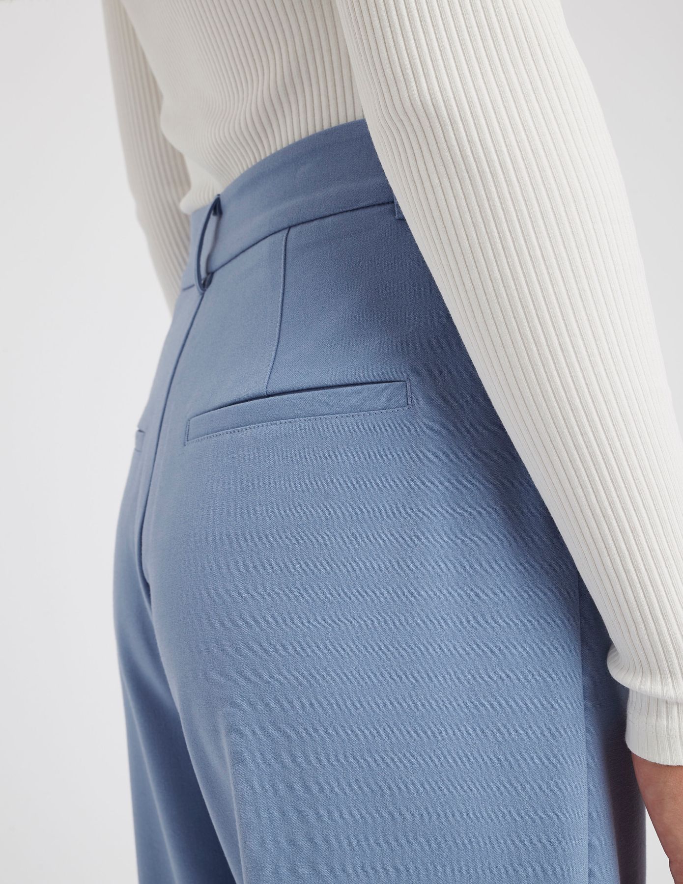 Pantalon tailleur polyester recyclé