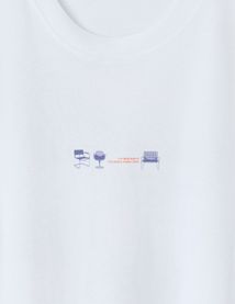 T-shirt imprim&eacute; devant/dos