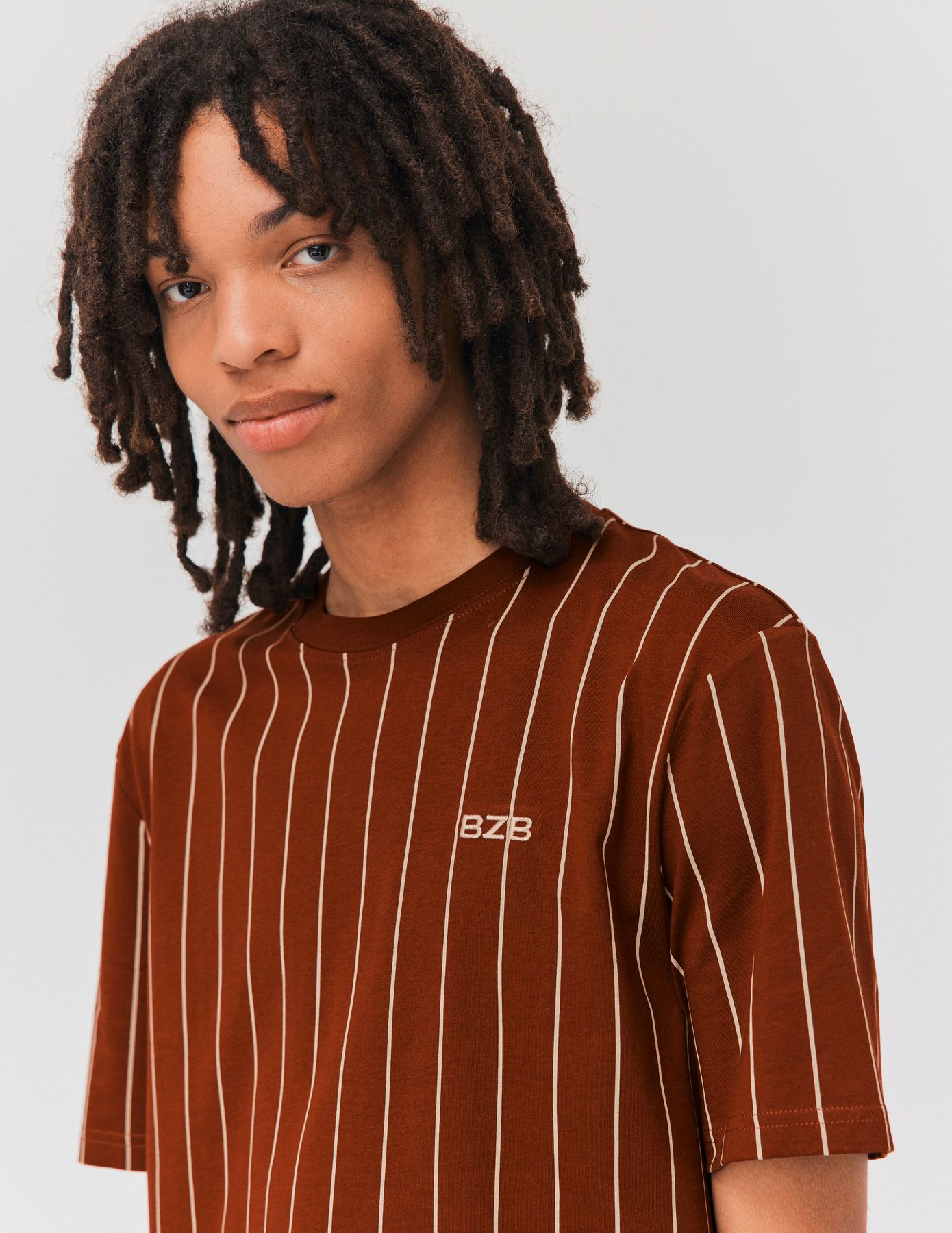 T-shirt rayures baseball