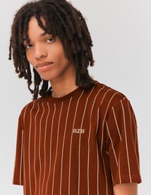 T-shirt rayures baseball