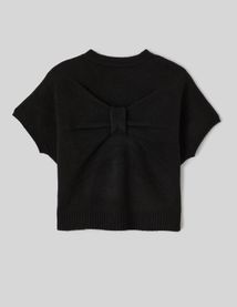Pull manches courtes nœud dos