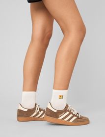 Lot de 2 paires de chaussettes brod&eacute;es