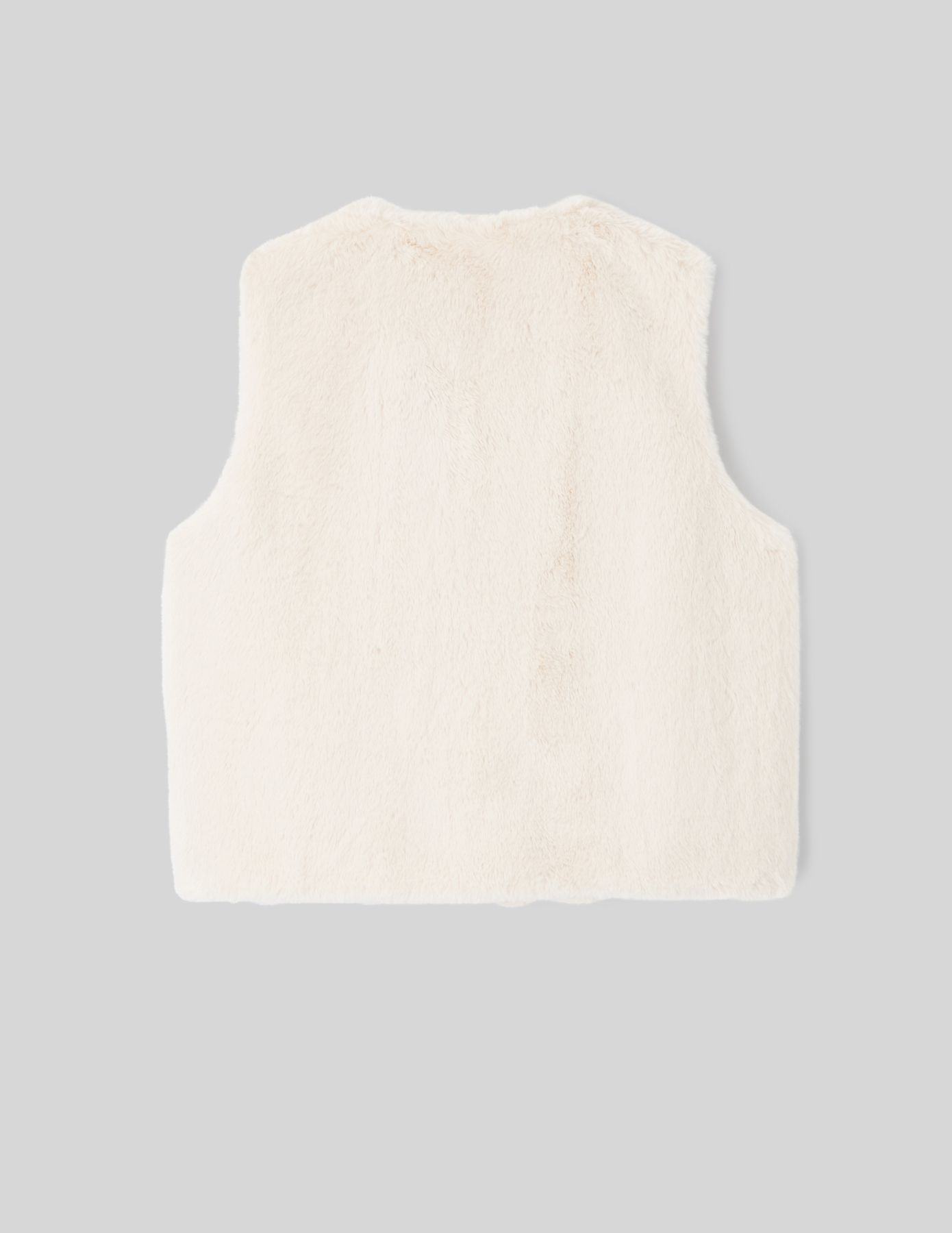 Veste imitation fourrure sans manches