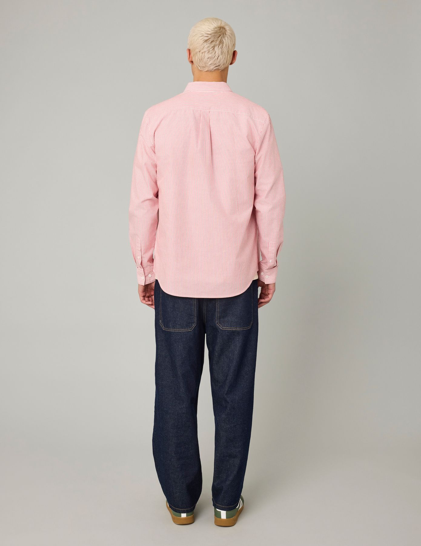 Chemise rayée droite