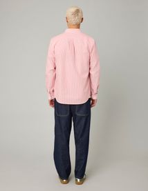 Chemise rayée droite