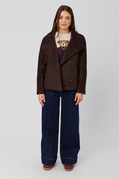 Lainage court col montant