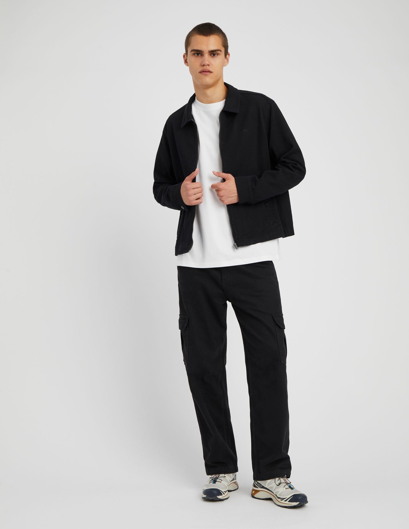 Veste zippée uni
