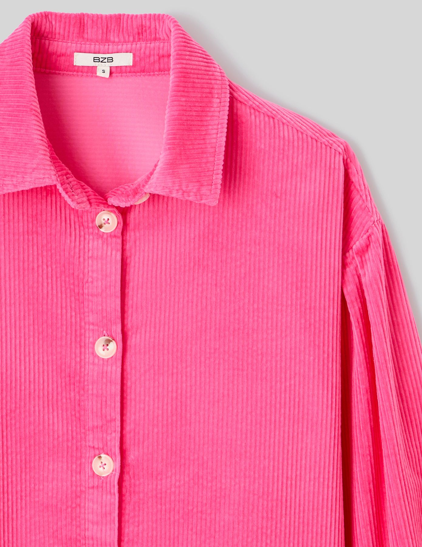 Surchemise en velours côtelé