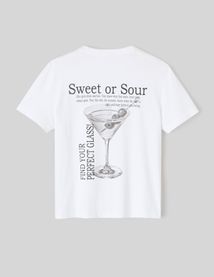 T-shirt imprimé devant/dos