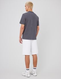 T-shirt lourd touché peau de pêche