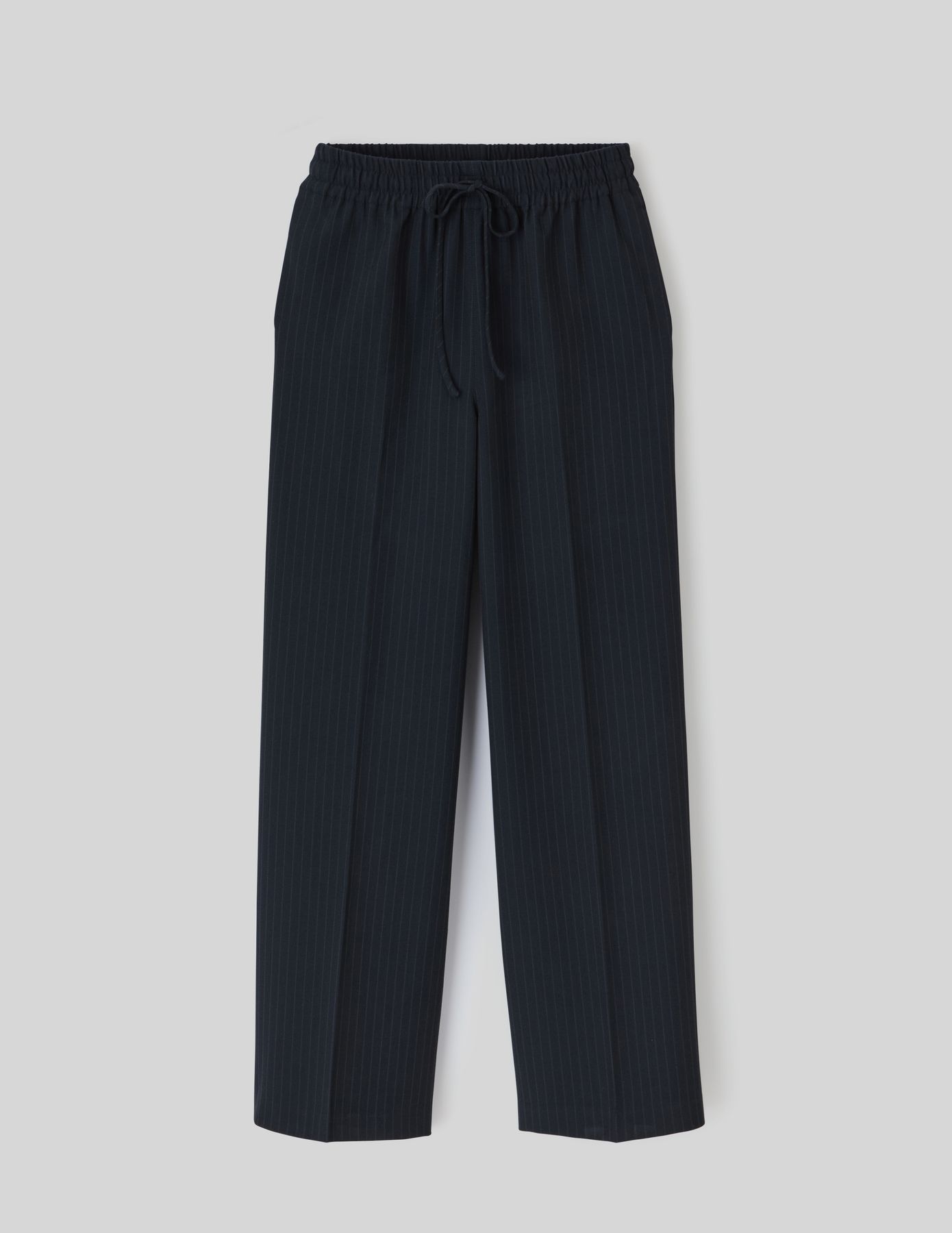 Pantalon rayé polyester recyclé