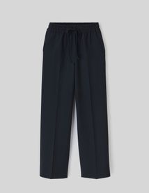Pantalon rayé polyester recyclé