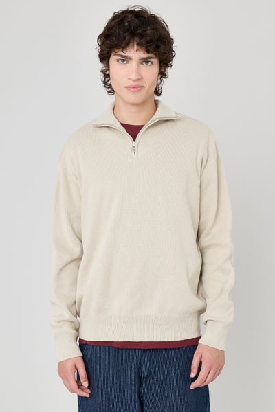 Pull col montant zippé