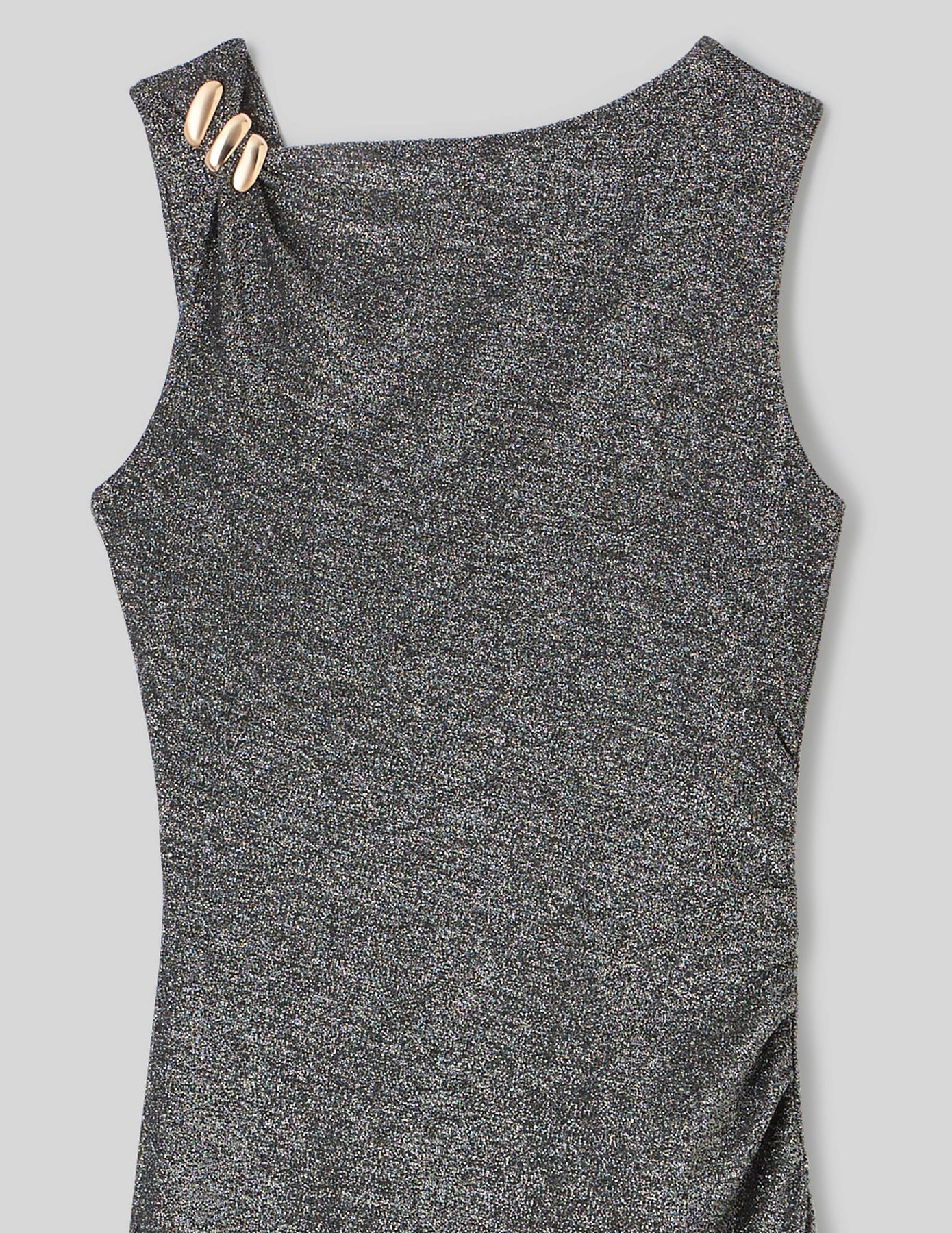 Robe en maille à paillettes