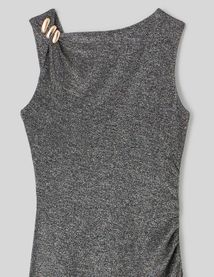 Robe en maille à paillettes