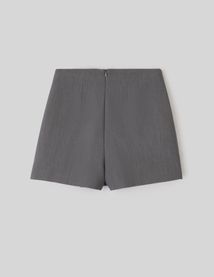 Jupe short portefeuille en polyester recyclé