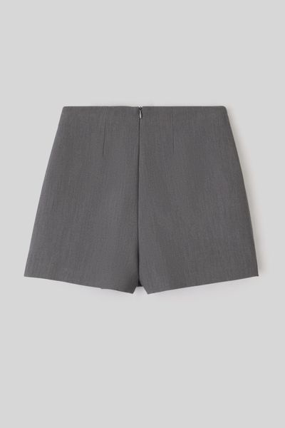 Jupe short portefeuille en polyester recyclé