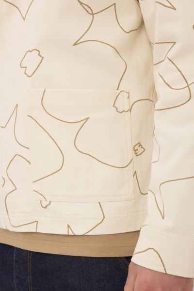 Veste zipp&eacute;e imprim&eacute;e