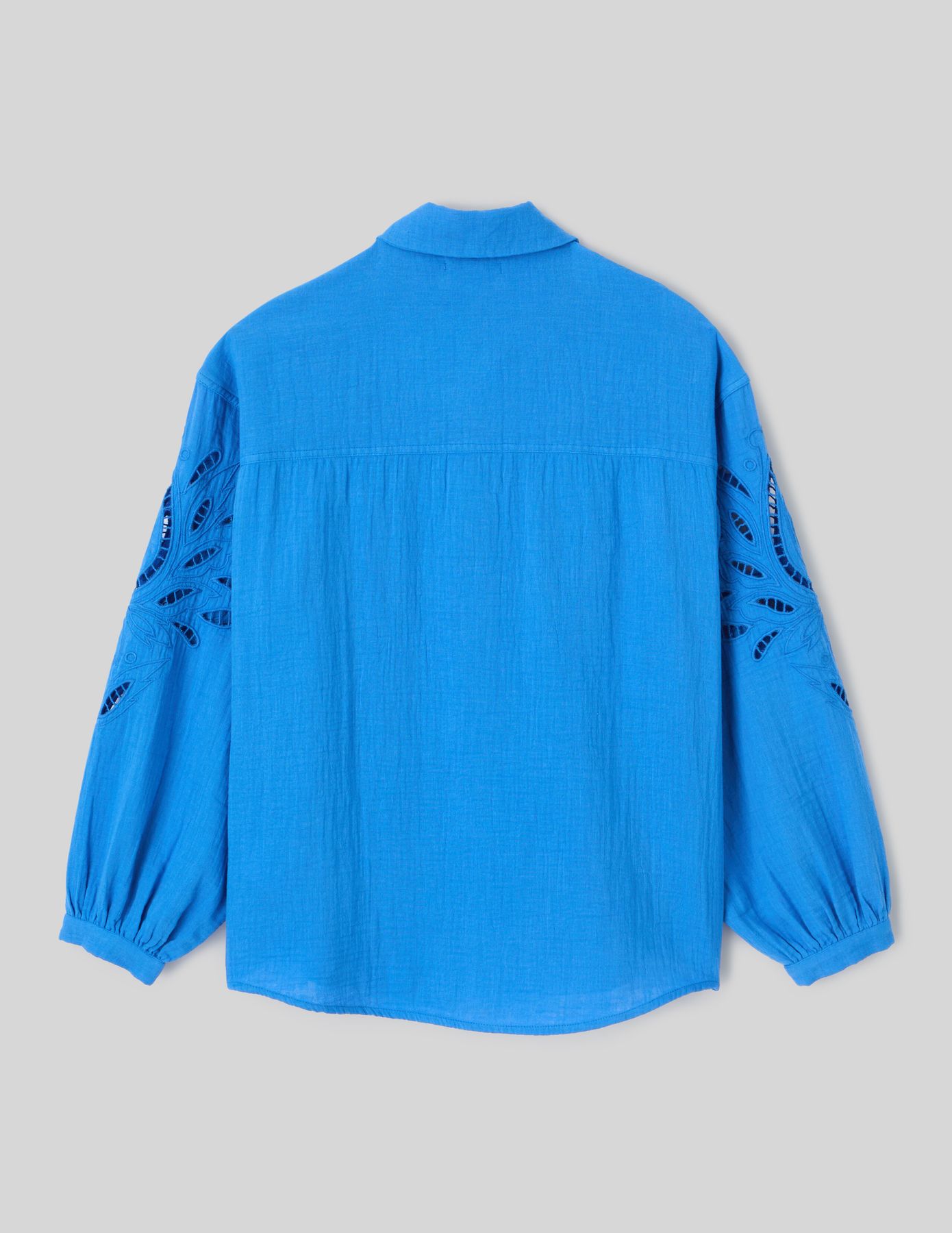 Chemise en gaze de coton unie