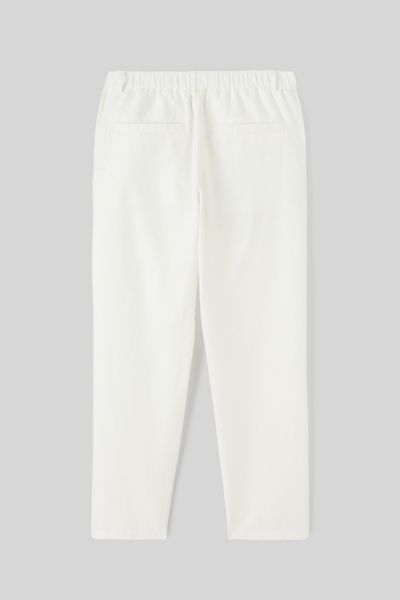 Pantalon de ville coton lin