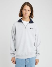 Sweat col montant zipp&eacute;