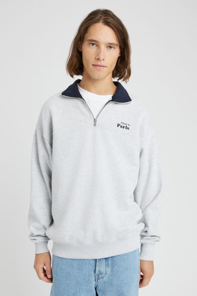 Sweat col montant zipp&eacute;