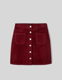 Jupe courte velours