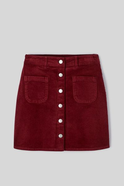 Jupe courte velours