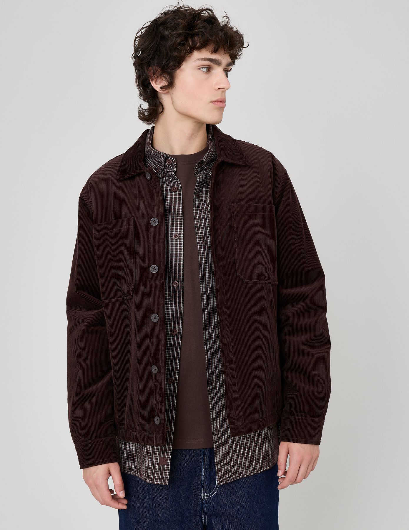 Veste surchemise velours