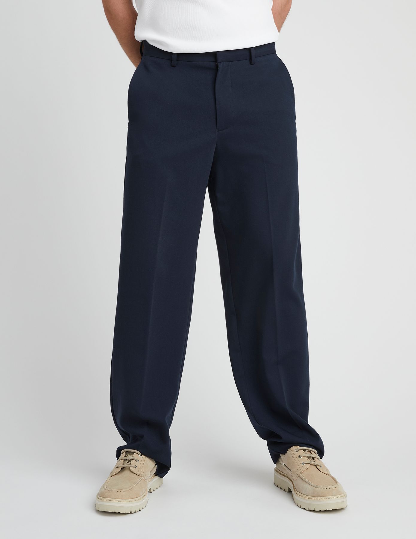 Pantalon de ville fluide loose