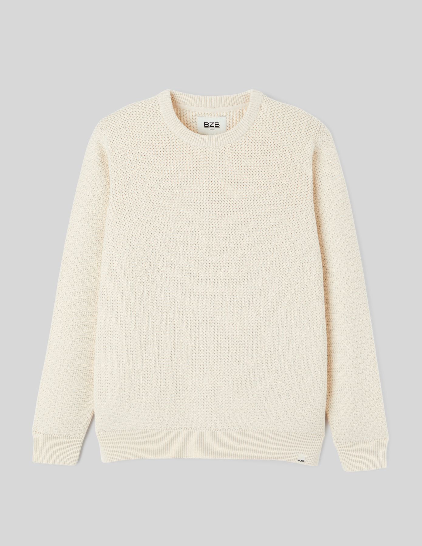 Pull matière fantaisie