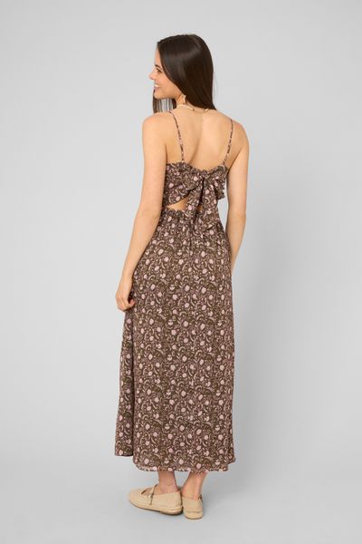 Robe longue imprim&eacute;e