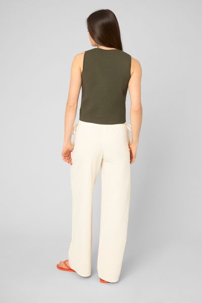 Top sans manches boutonn&eacute;
