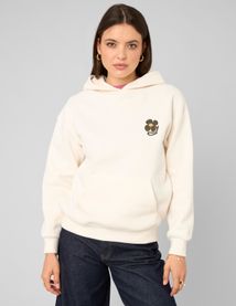 Sweat &agrave; capuche imprim&eacute; devant / dos