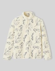 Sweat sherpa brodée