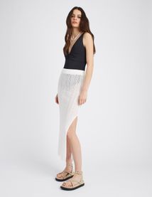 Jupe longue crochet
