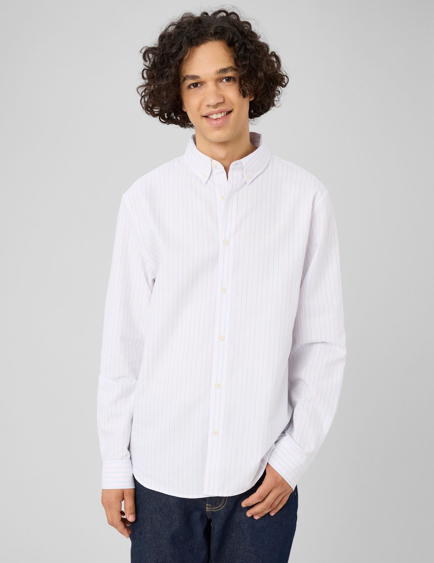 Chemise oxford ray&eacute;e