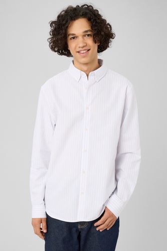 Chemise oxford rayée